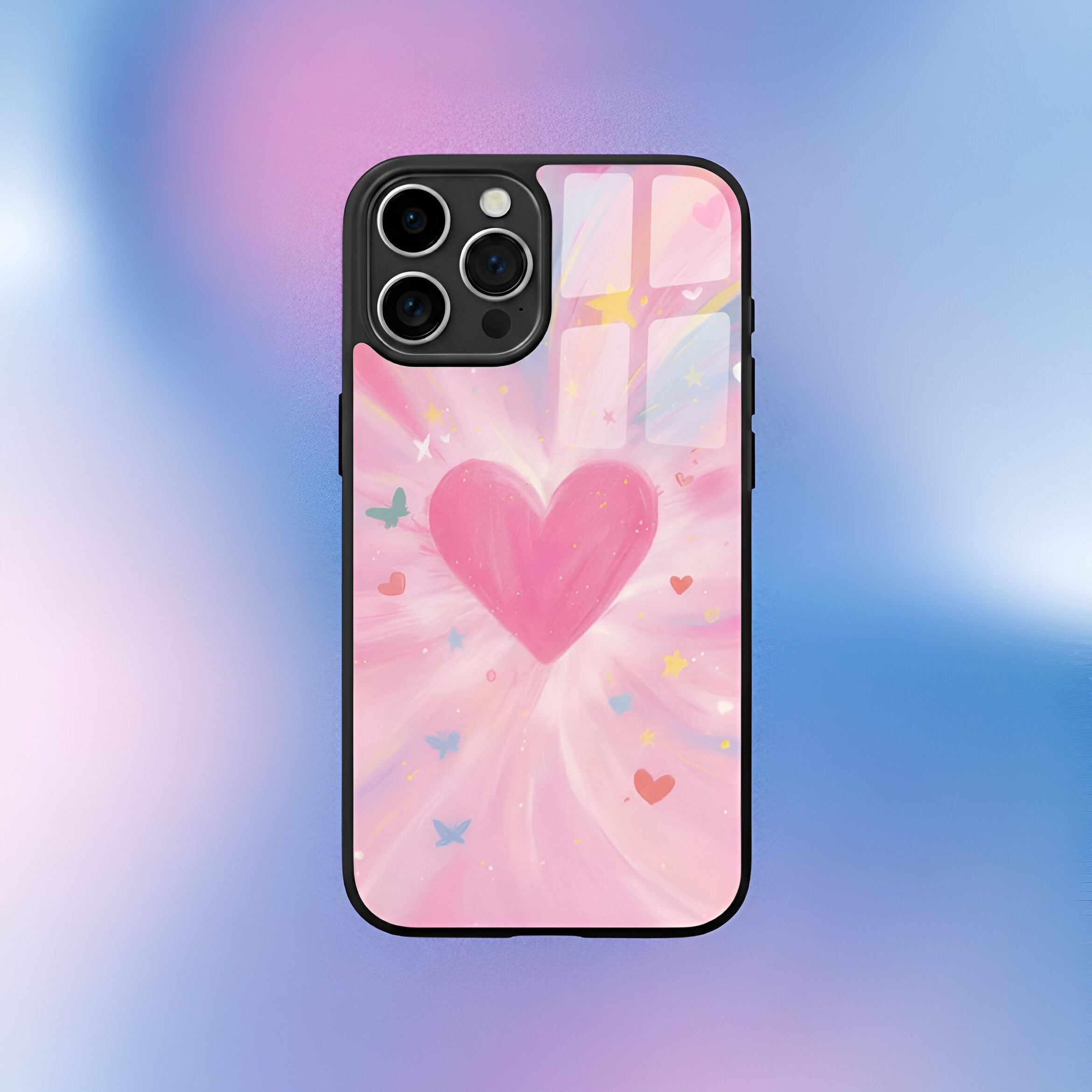 Pink heart- Case
