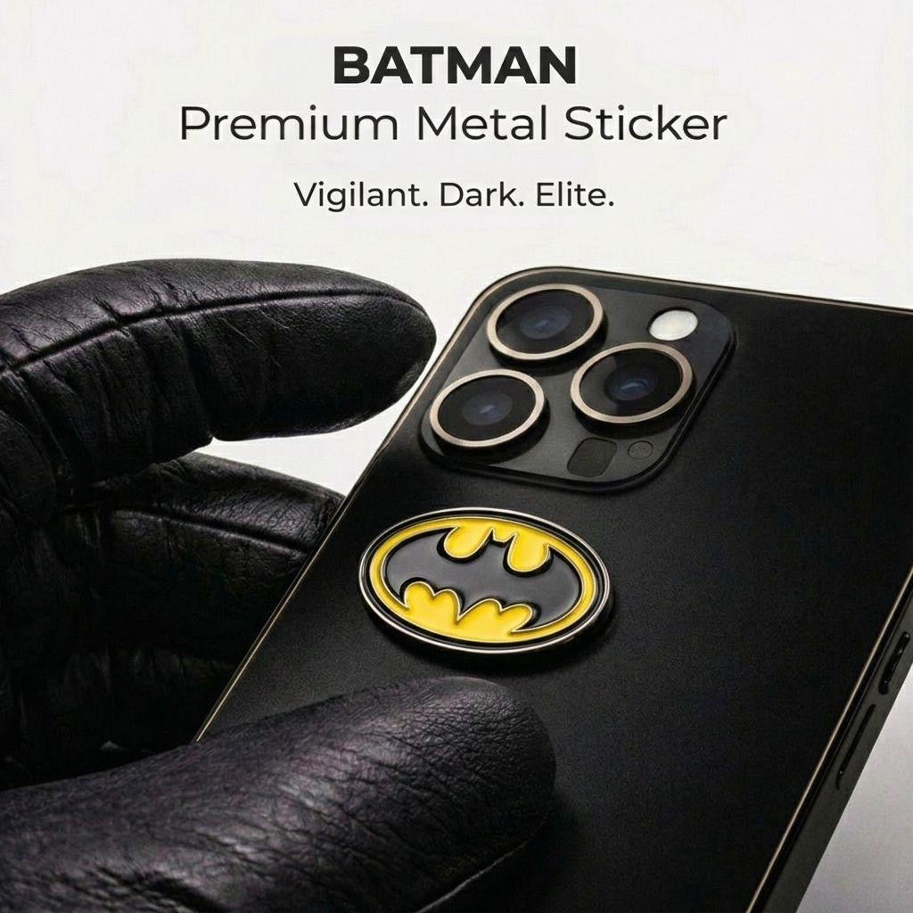 #30 batman Premium Metal Sticker for Phone & Laptop