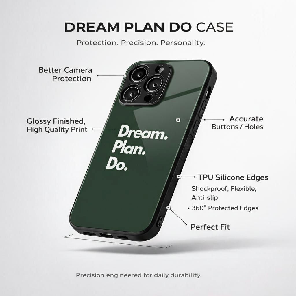 Dream Plan Do Aesthetic Phone Case for iPhone & Android