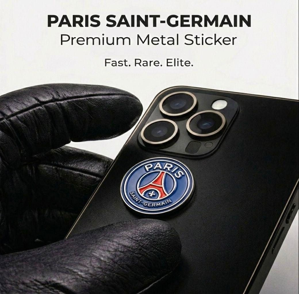 #24 PSG Premium Metal Sticker for Phone & Laptop