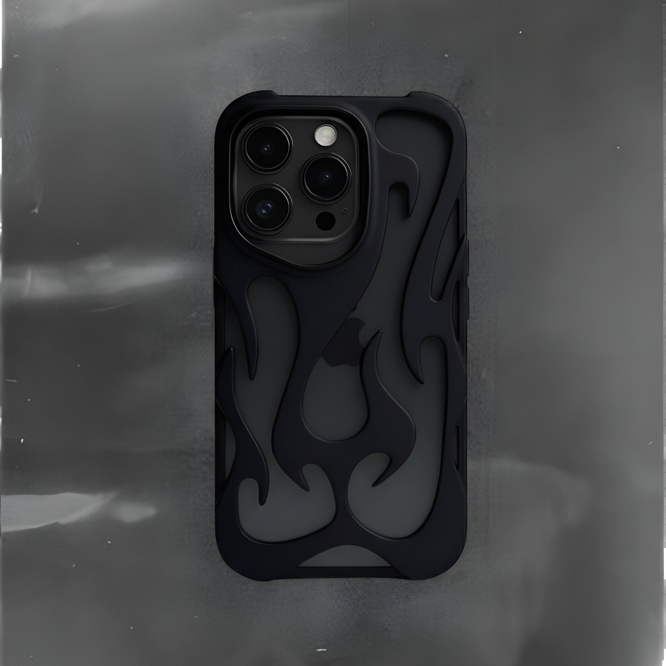 Flame case ( black )