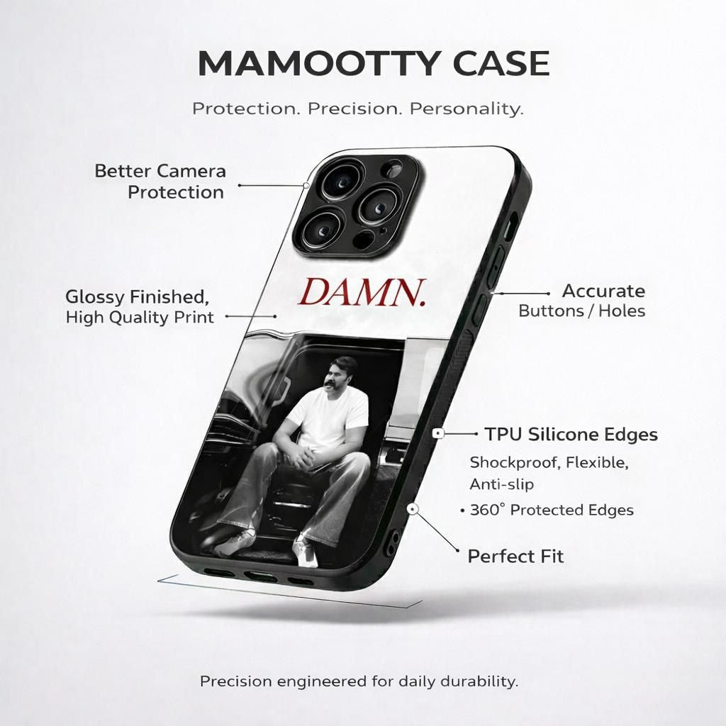 Mamootty Aesthetic Phone Case for iPhone & Android