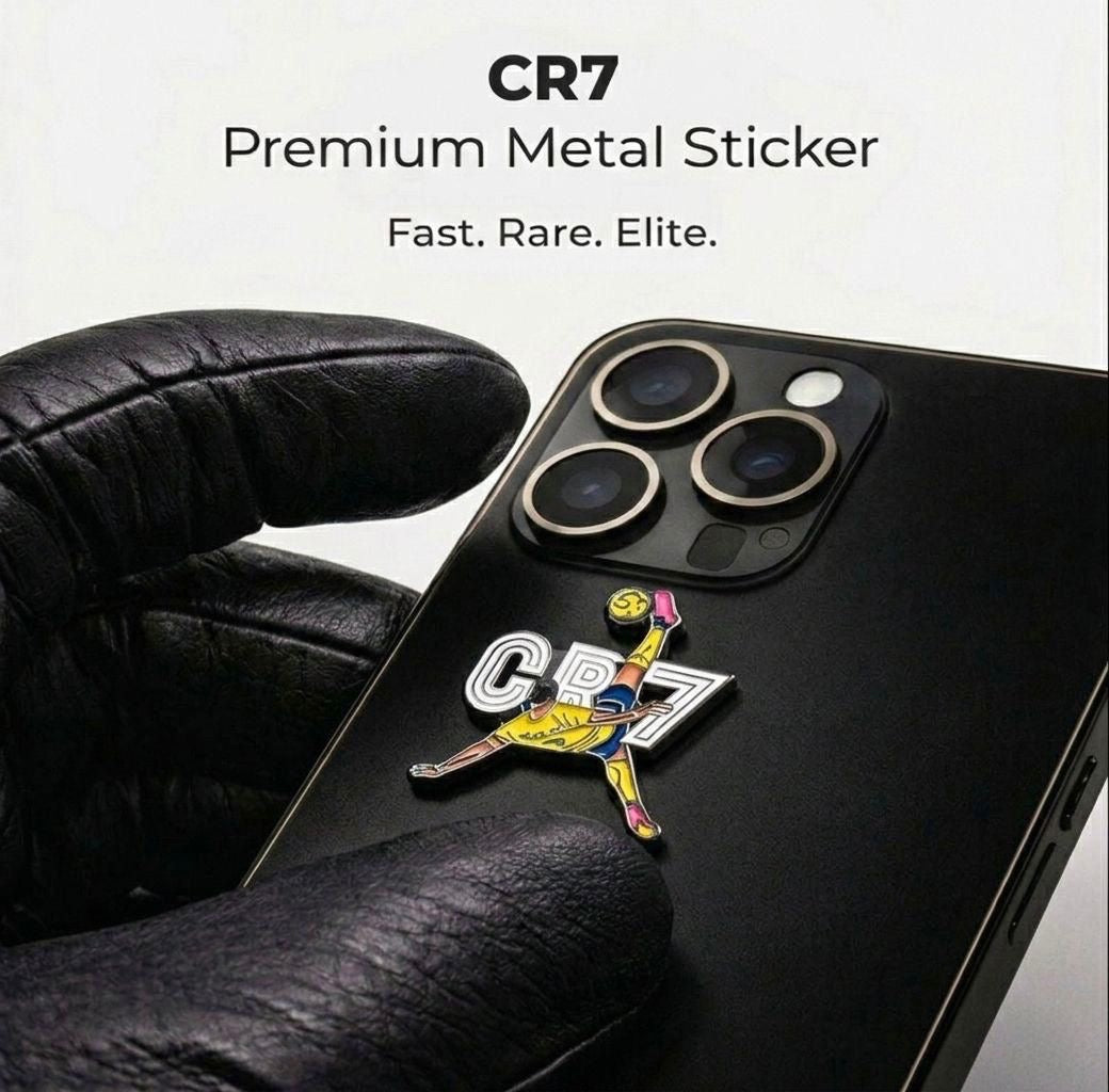 #20 CR7 Premium Metal Sticker for Phone & Laptop