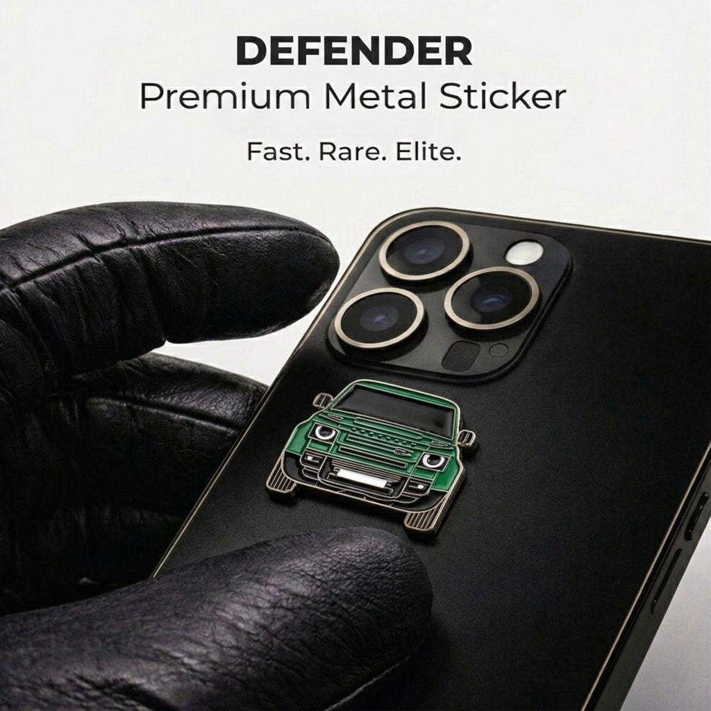 #31 Defender Premium Metal Sticker for Phone & Laptop