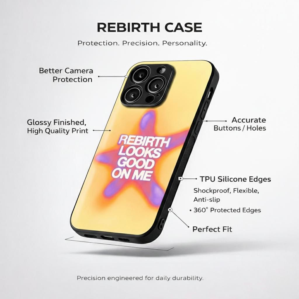 Rebirth Aesthetic Phone Case for iPhone & Android