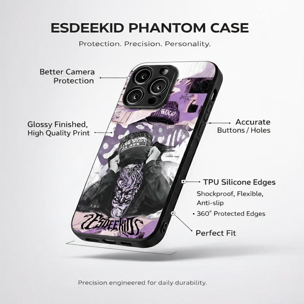 Esdeekid Phantom Aesthetic Phone Case for iPhone & Android