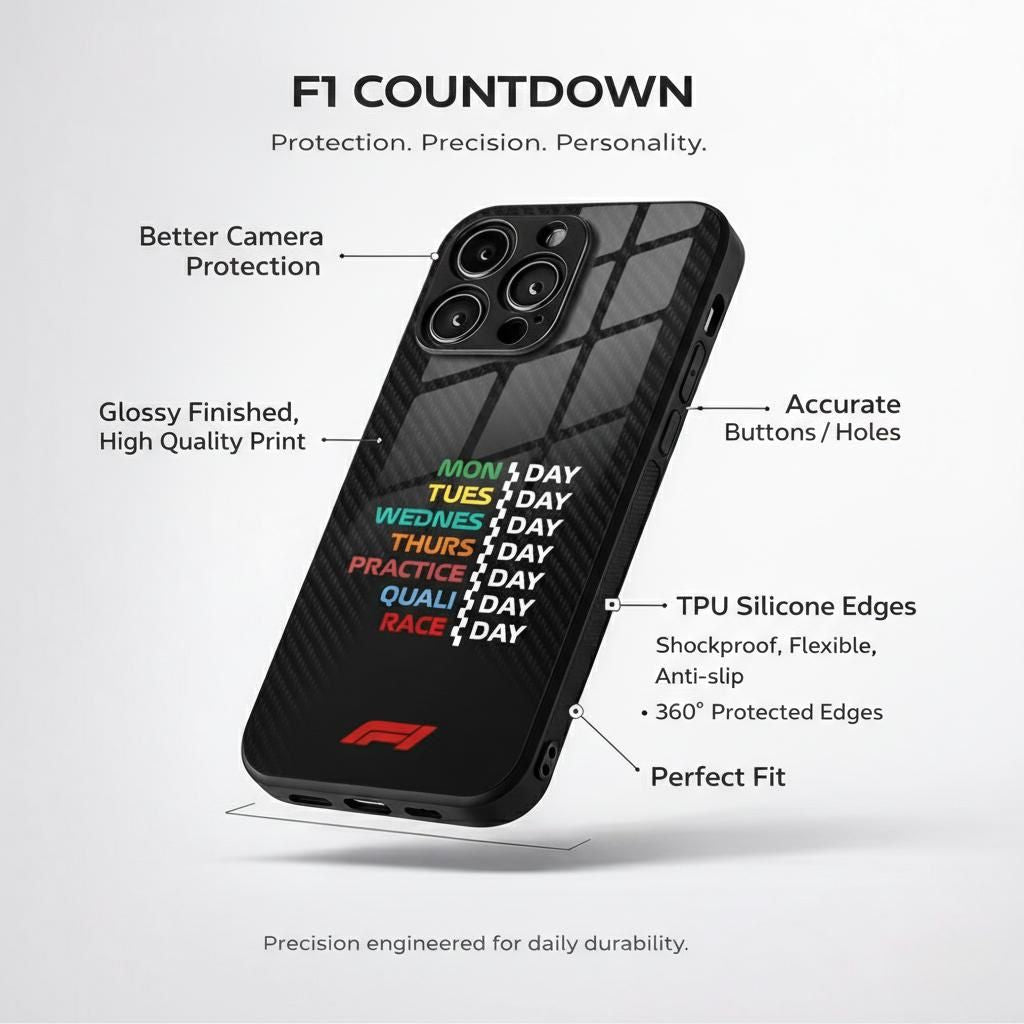 F1 countdown Aesthetic Phone Case for iPhone & Android