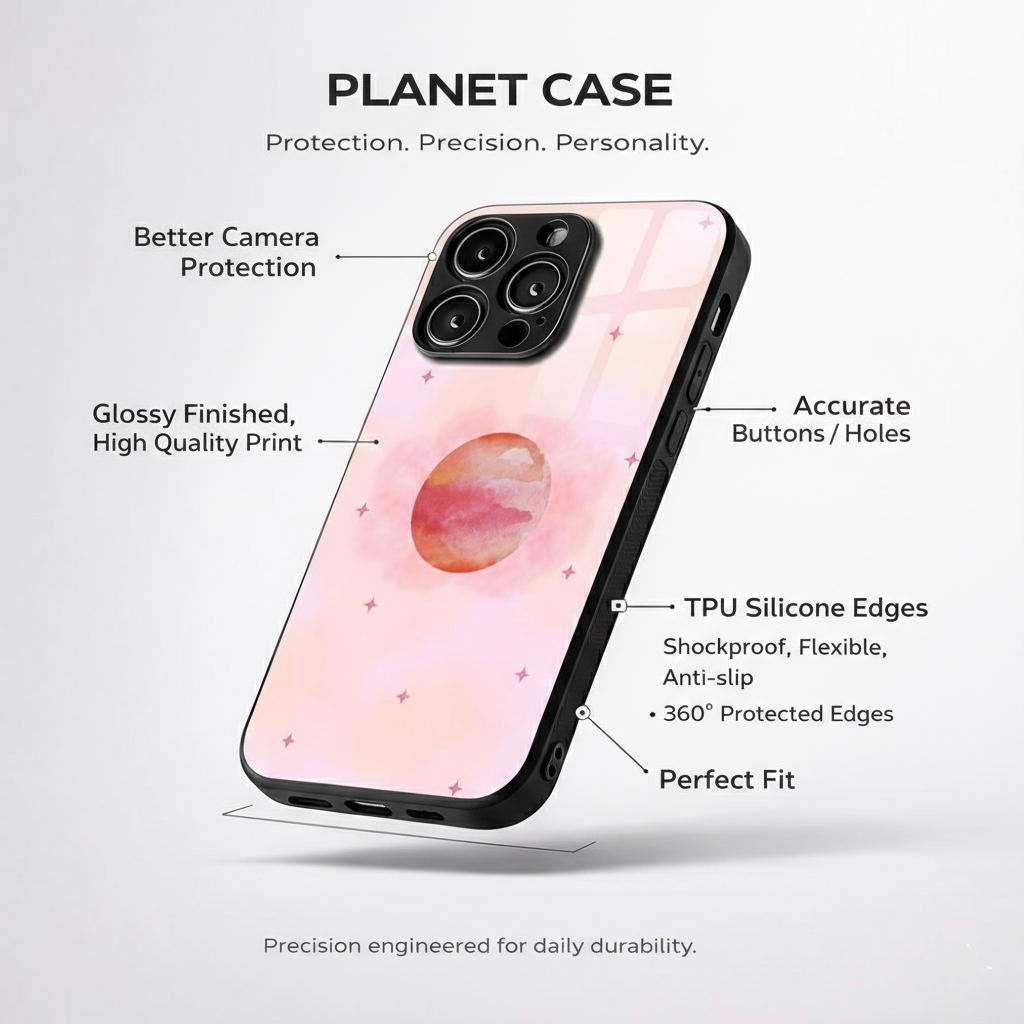 Planet Aesthetic Phone Case for iPhone & Android