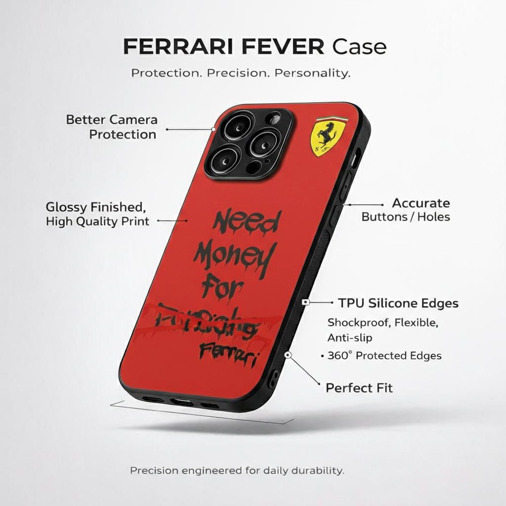 Ferrari Fever Aesthetic Phone Case for iPhone & Android