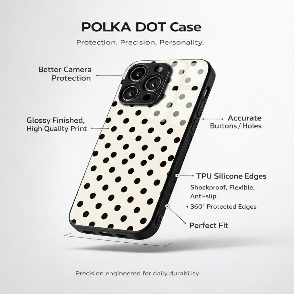 Polka Dot Aesthetic Phone Case for iPhone & Android