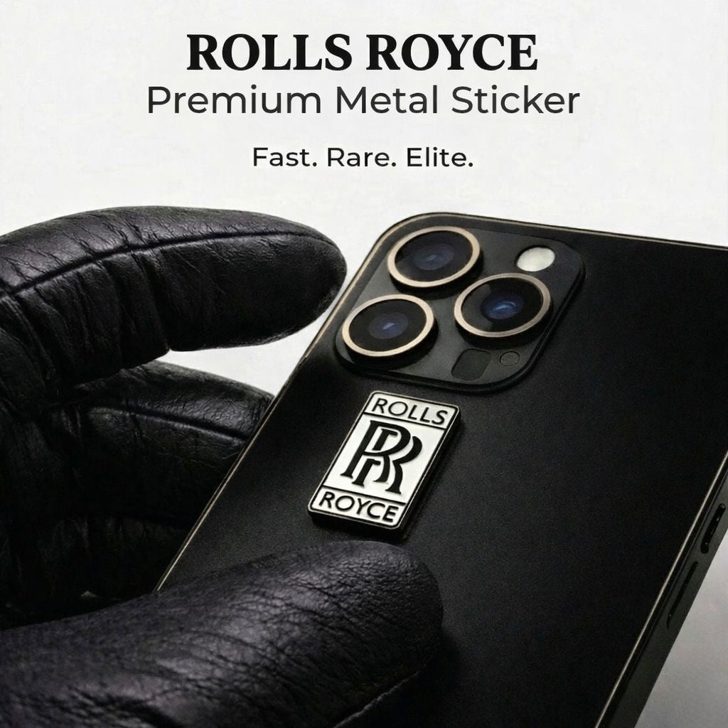 #11 Rolls Royce Premium Metal Sticker for Phone & Laptop