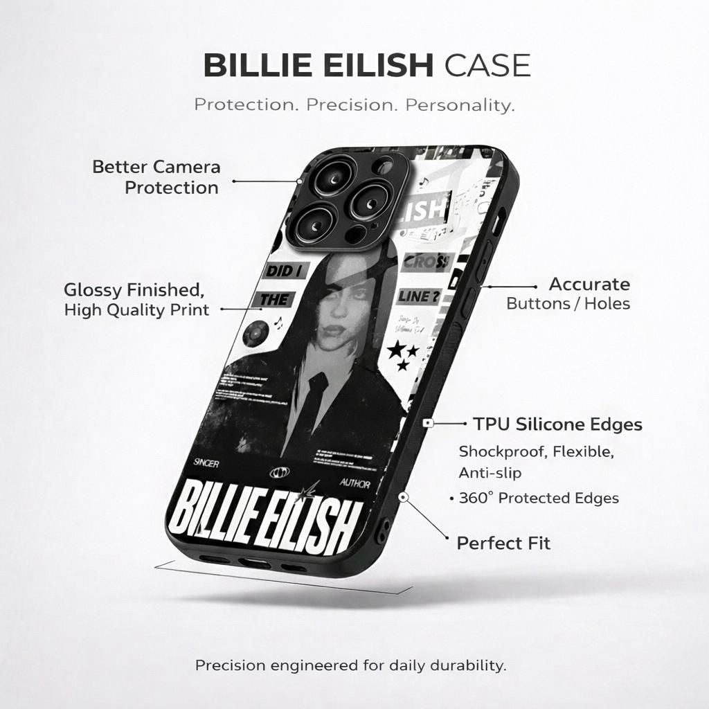 Billie Eilish Aesthetic Phone Case for iPhone & Android