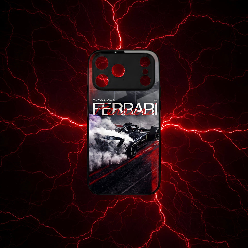 Ferrari Lightening Aesthetic Phone Case for iPhone & Android