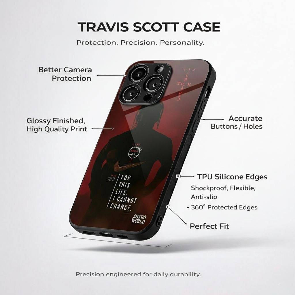 Travis Scott Aesthetic Phone Case for iPhone & Android