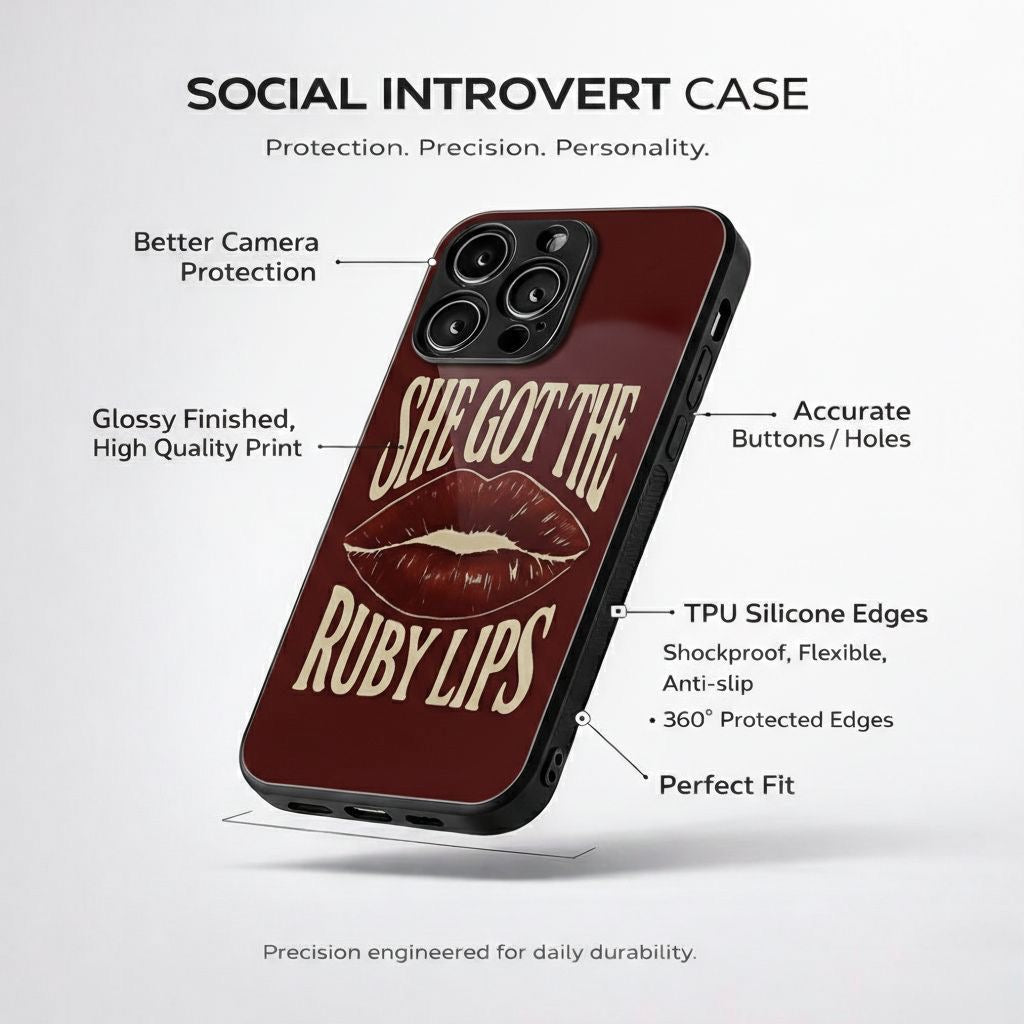 Rubylips Aesthetic Phone Case for iPhone & Android
