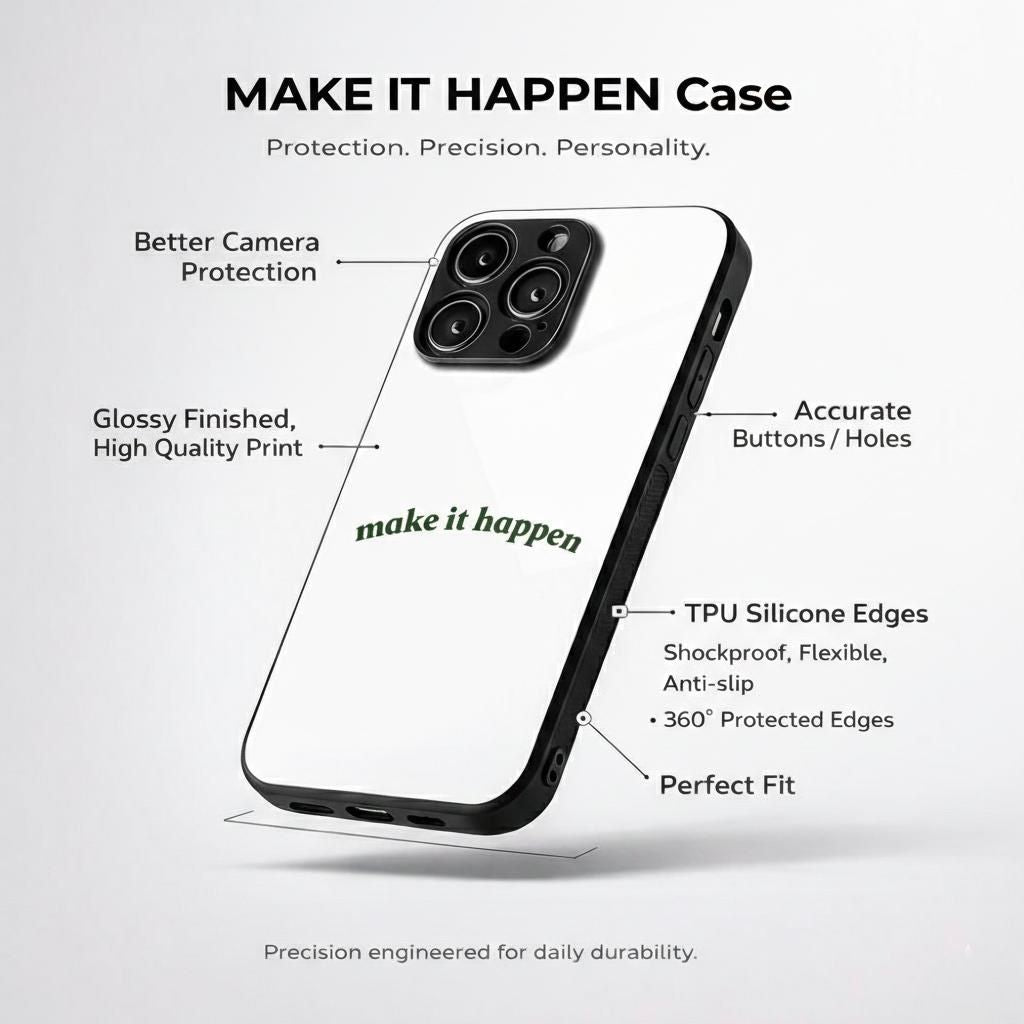 Make it happen Aesthetic Phone Case for iPhone & Android