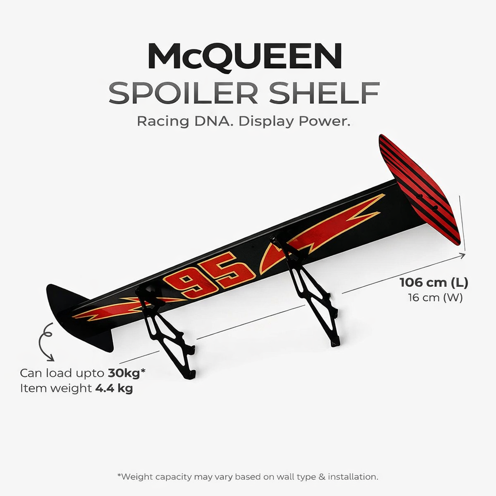 Mcqueen Spoiler Shelf